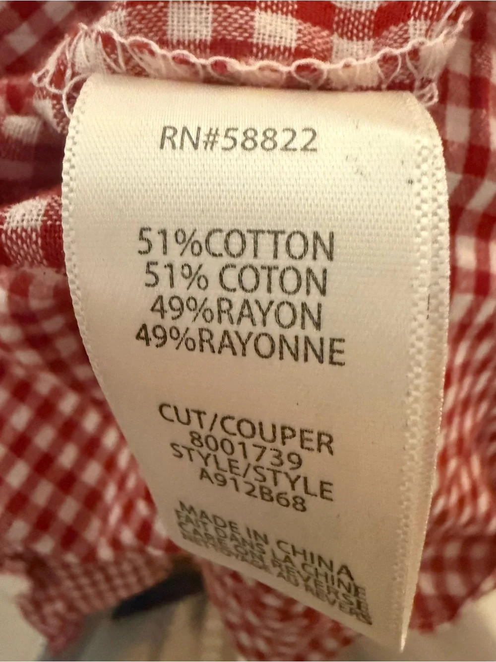 Max Studio Red Gingham Ruffled Maxi Dress - Picture 8 of 8